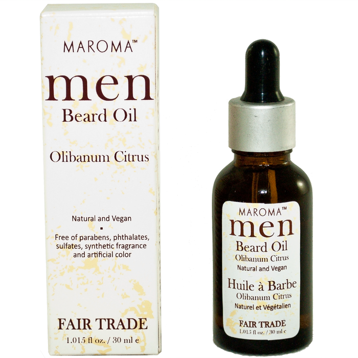 Maroma Men's Beard Oil - Olibanum Citrus 30ml