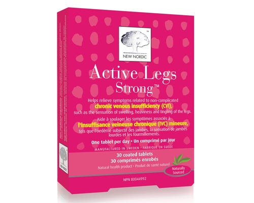New Nordic - Active Legs Strong (for Swelling, Heaviness & Tingling of Legs) 30 Tablets