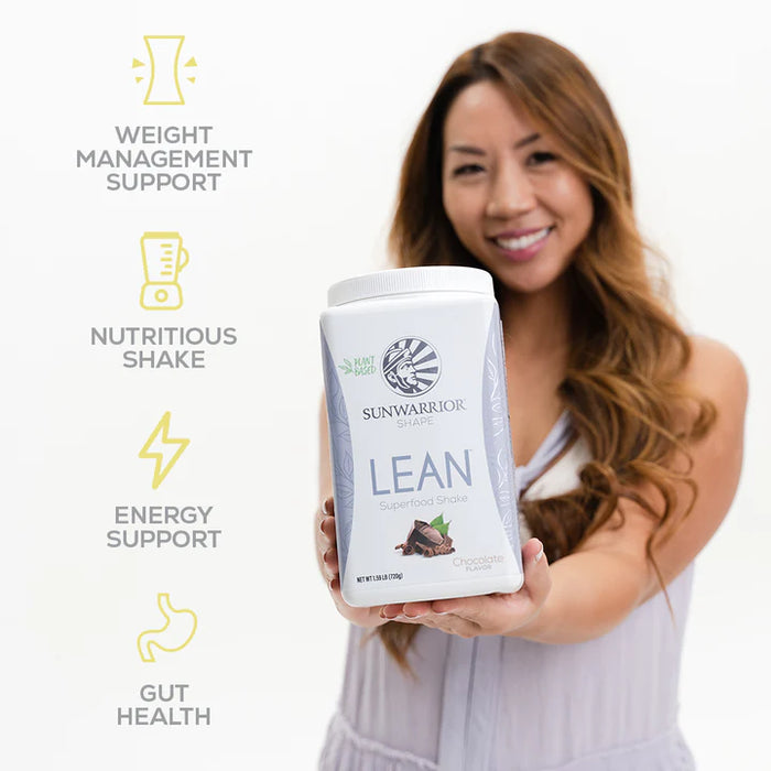 Sunwarrior Lean Plant-Based Superfood Shake Chocolate Flavour 720g