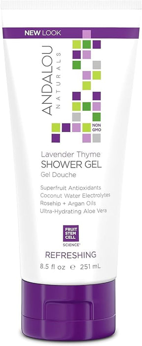 Andalou Lavender Thyme Shower Gel  251ml