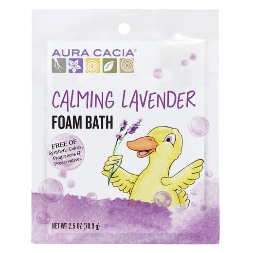 Aura Cacia Calming Lavender Foam Bath for kids 70.9g