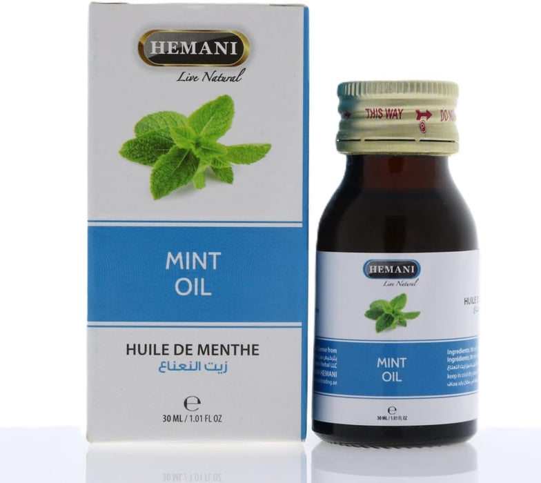 Hemani Mint Oil – Refreshing Essential Oil (30ml)