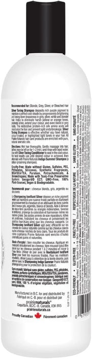 Prairie Naturals Silver Shampoo - for Blonde & Grey Hair 500ml