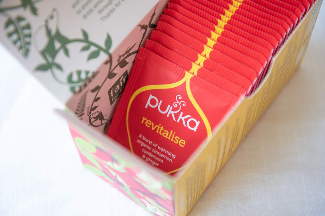 Pukka Organic Naturally Caffeine-Free Tea, Revitalise 40g