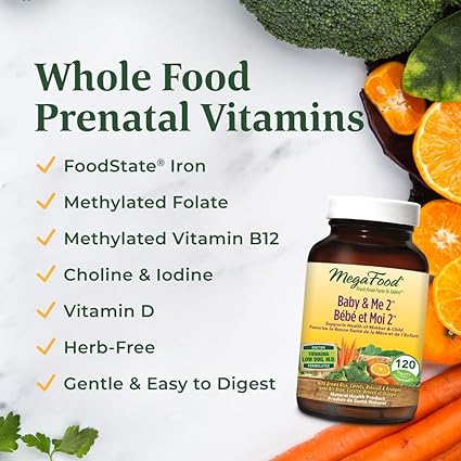 Megafood Baby & Me 2 Prenatal Multivitamin 120 tabs 120tabs