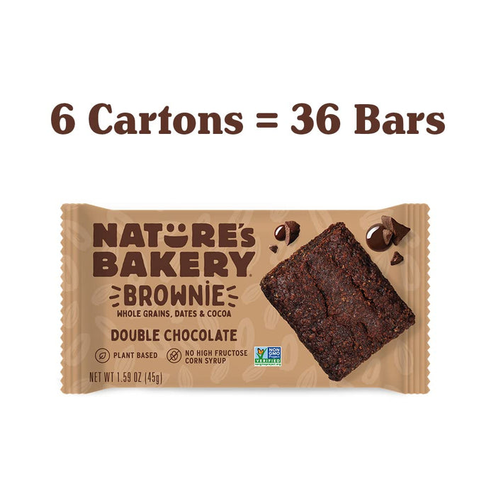 Nature's Bakery Brownie Double Chocolate 5x45g