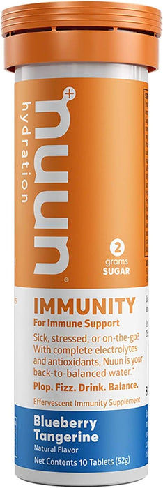 Nuun Hydration Blueberry Tangerine Immunity 10servings