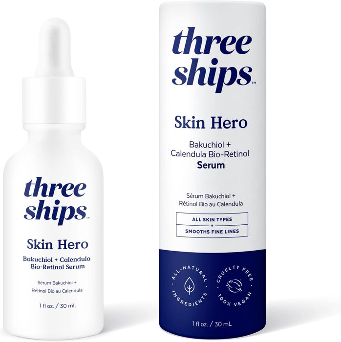 Three Ships Skin Hero Bakuchoil + Calendula Bio-Retinol Serum 30ml