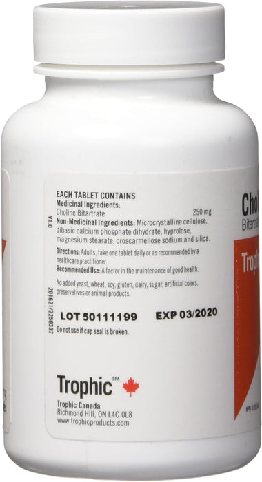 Trophic Choline Bitartrate  90tabs