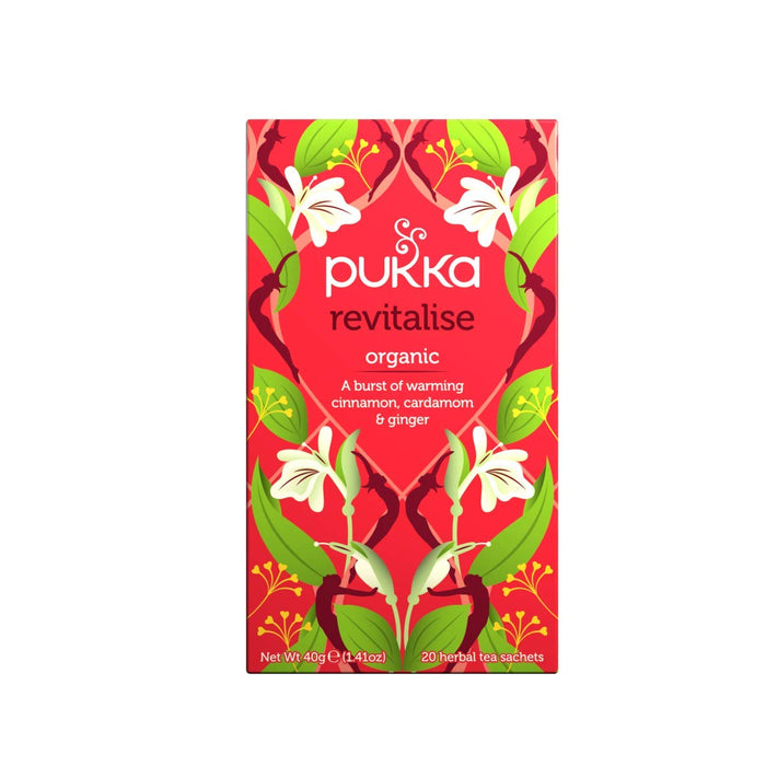 Pukka Organic Naturally Caffeine-Free Tea, Revitalise 40g