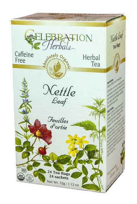 Celebration Herbals Nettle Leaf Tea – Organic Herbal Tea Bags (24 Bags) 24 Tea Bags