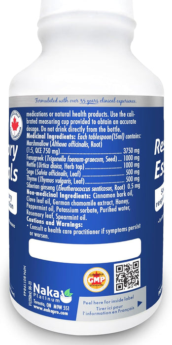 NAKA Respiratory Essentials – Herbal Respiratory Support (250ml)