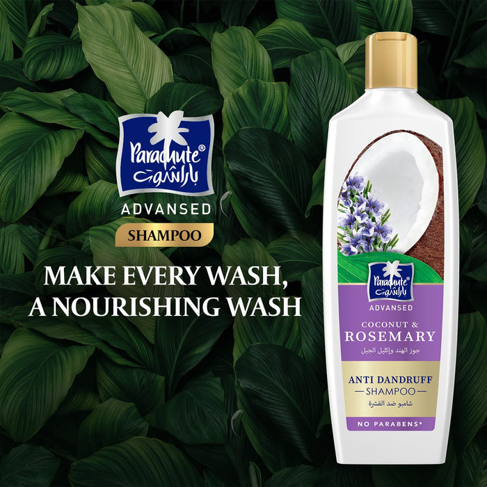 Parachute Coconut & Rosemary Shampoo – Strengthening Hair Care (340ml)