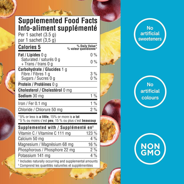 Organika Electrolytes Sachet - Pineapple Passion flavour 3.5g 1sachet