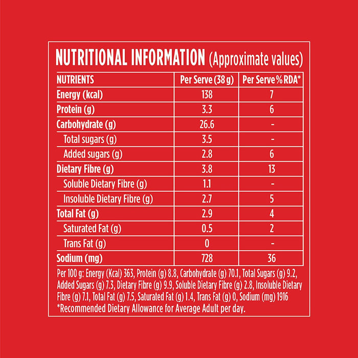 Saffola Oats Peppy Tomato – Savoury Instant Oats (500g)