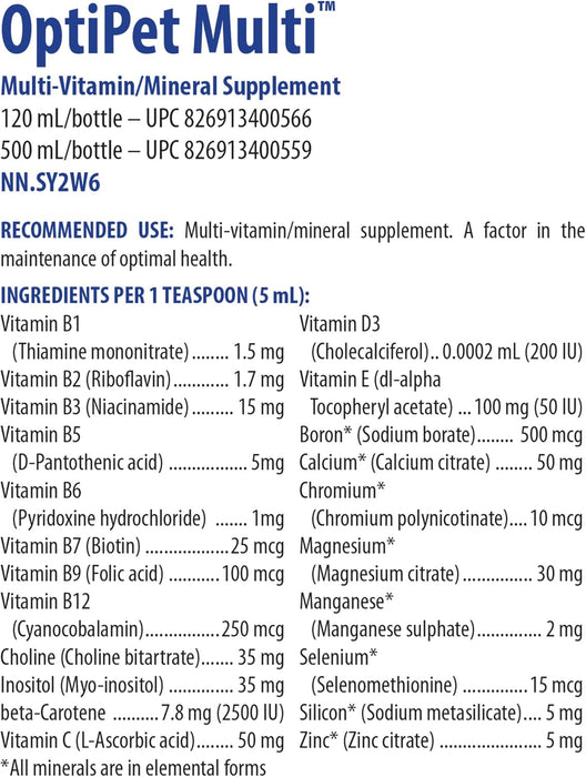 Omega Alpha OptiPet Multi  500ml