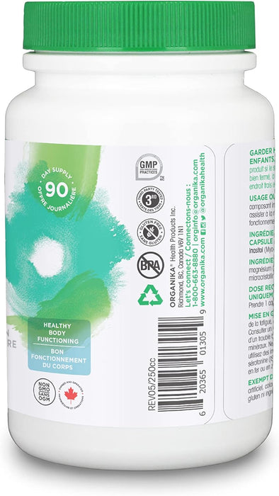 Organika Myo-Inositol 90 Capsules 90vegiecaps