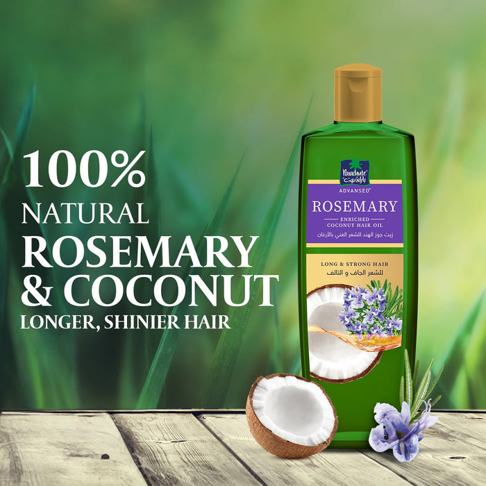 Parachute Coconut & Rosemary Hair Oil – Scalp Care & Strengthening (300ml)
