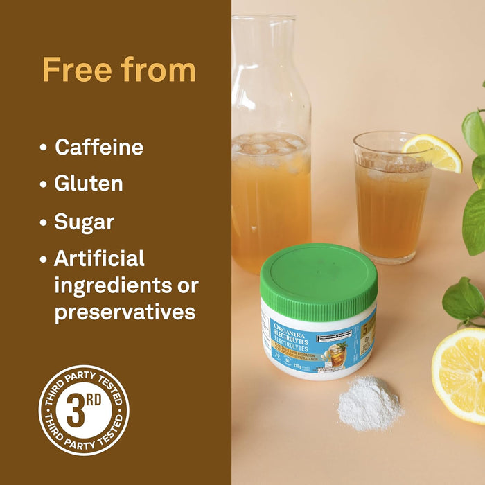 Organika Electrolytes Powder Ice Tea Flavour 210g