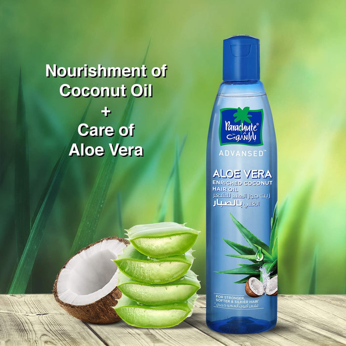 Parachute Coconut & Aloe Vera Hair Oil – Nourishing & Soothing Formula (250ml)