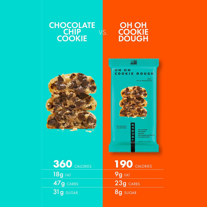 TruBar Gluten Free Protein Bar, Oh Oh Cookie Dough 50g