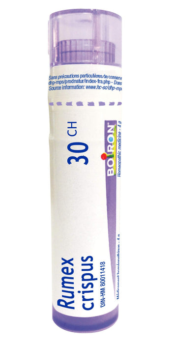 Boiron Rumex Crispus 30ch Homeopathic Pellets 4g
