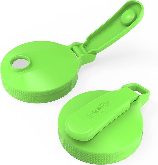 MASON GREEN MULTI TOP WIDE MOUTH - Sip Pour & Store - Fits wide mouth mason jar 1green