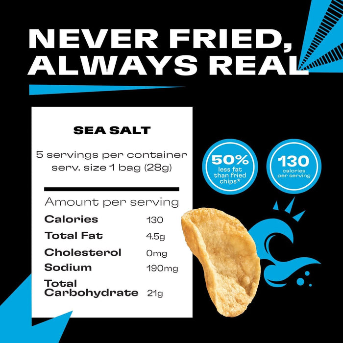 Popchips Original Gluten Free Popped Potato Snack, Sea Salt 142g