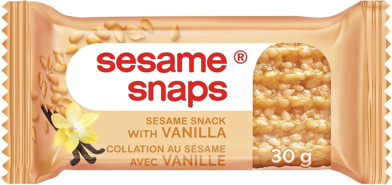 Sesame Snaps - Vanilla Crunchy Sesame Snack (30g)