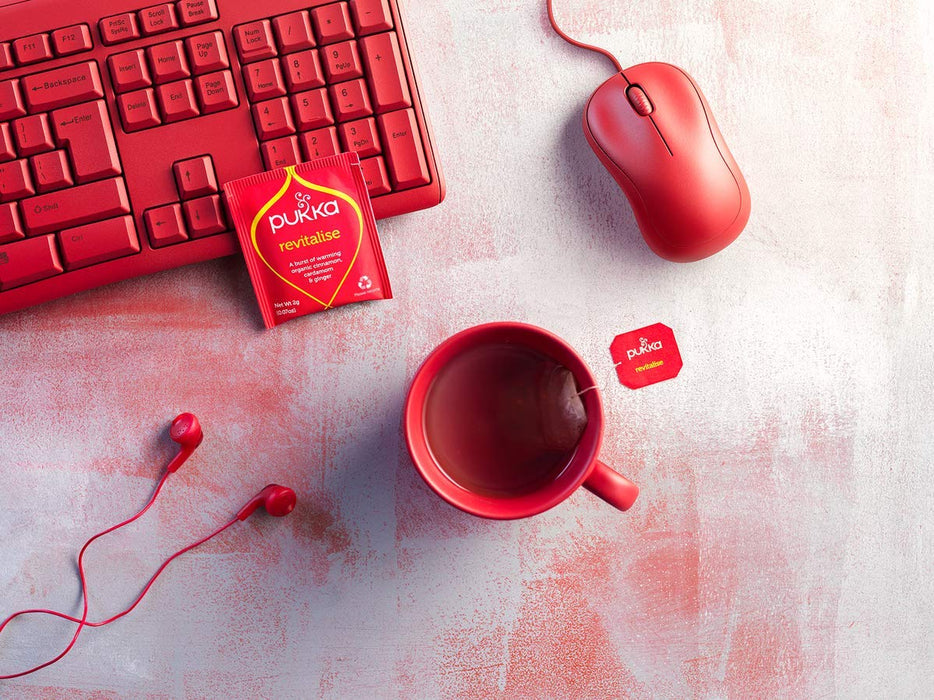 Pukka Organic Naturally Caffeine-Free Tea, Revitalise 40g