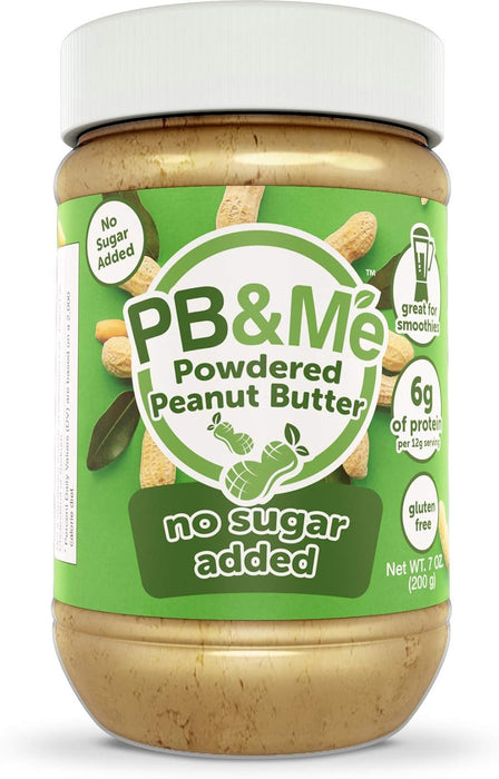 Pb & Me Powdered Peanut Butter - No Sugar Added, Low Fat (200g)