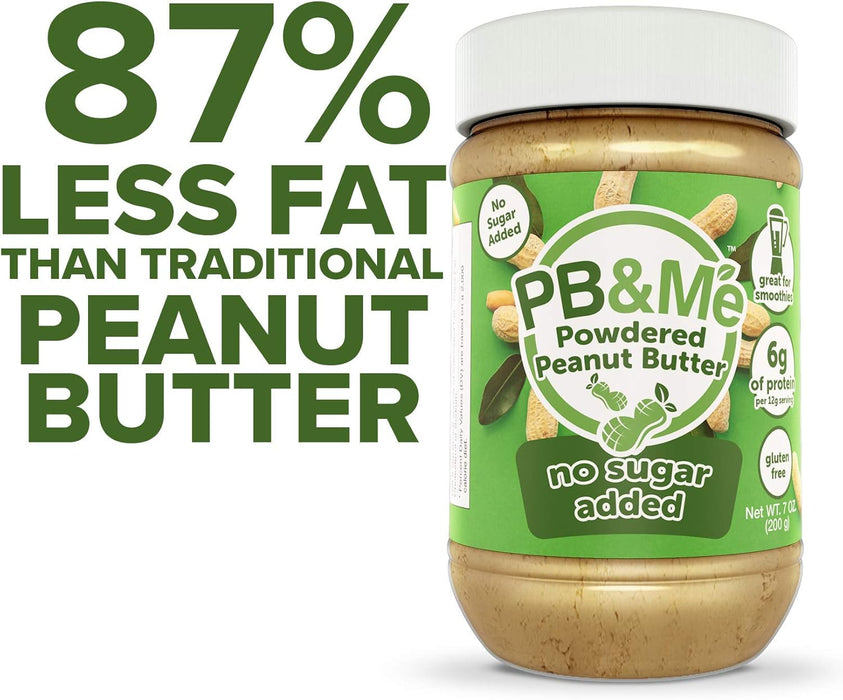 Pb & Me Powdered Peanut Butter - No Sugar Added, Low Fat (200g)