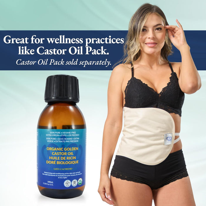 Queen of the Thrones Organic Golden Castor Oil 100ml