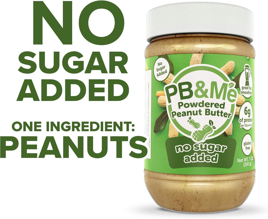 Pb & Me Powdered Peanut Butter - No Sugar Added, Low Fat (200g)