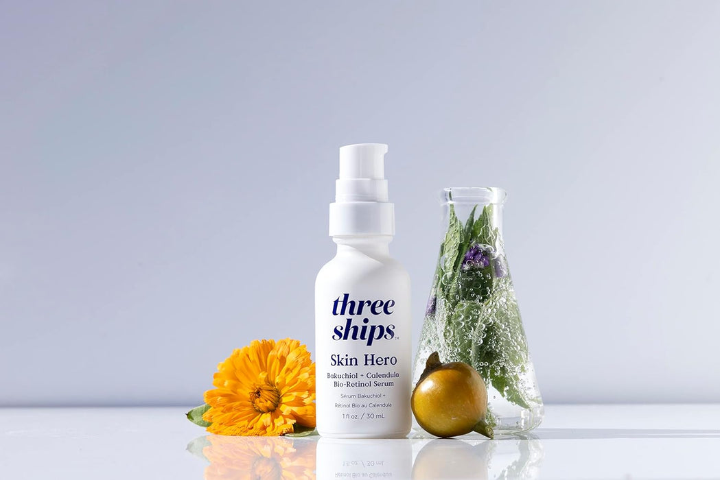Three Ships Skin Hero Bakuchoil + Calendula Bio-Retinol Serum 30ml