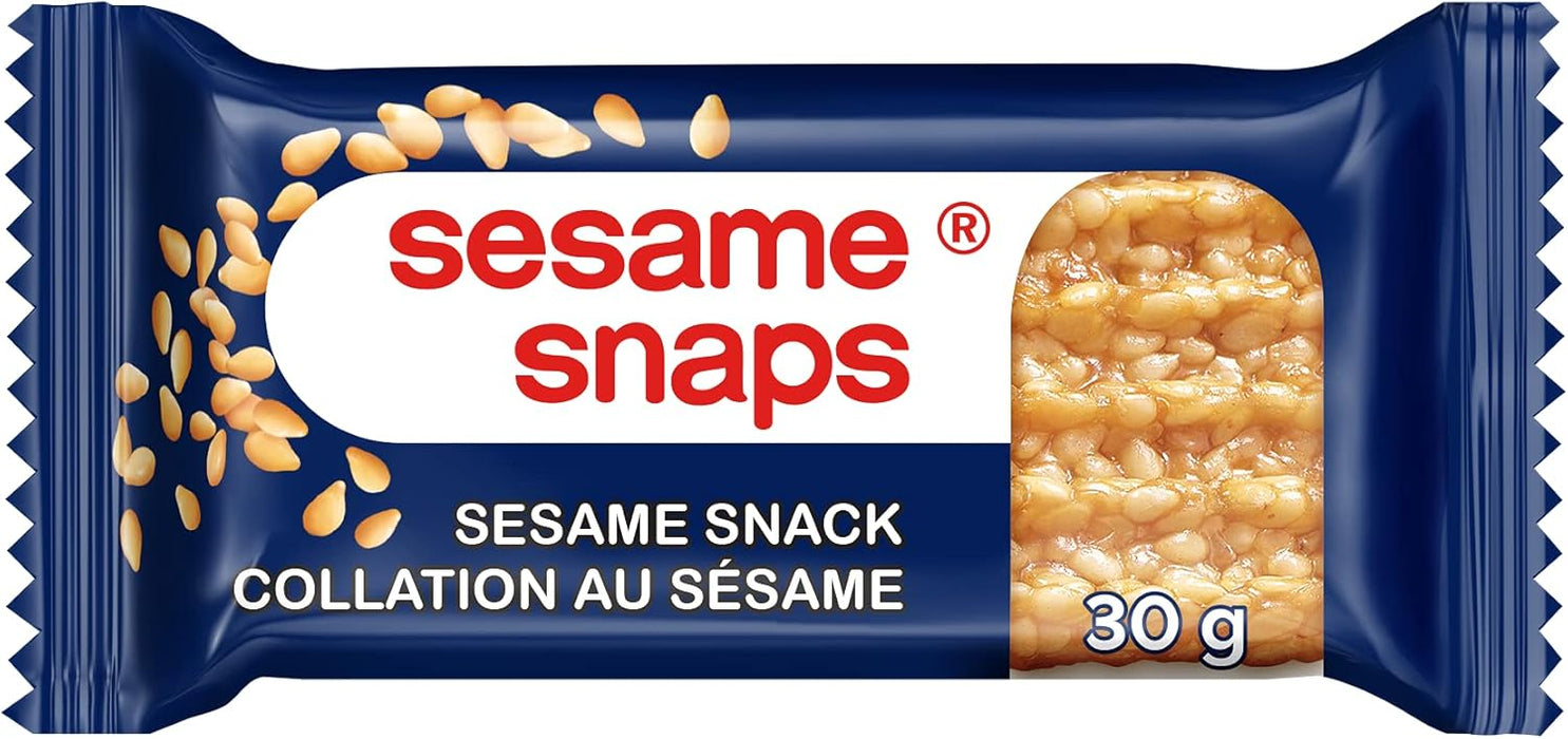 Sesame Snaps - Classic Crunchy Sesame Snack, Gluten-Free (30g)