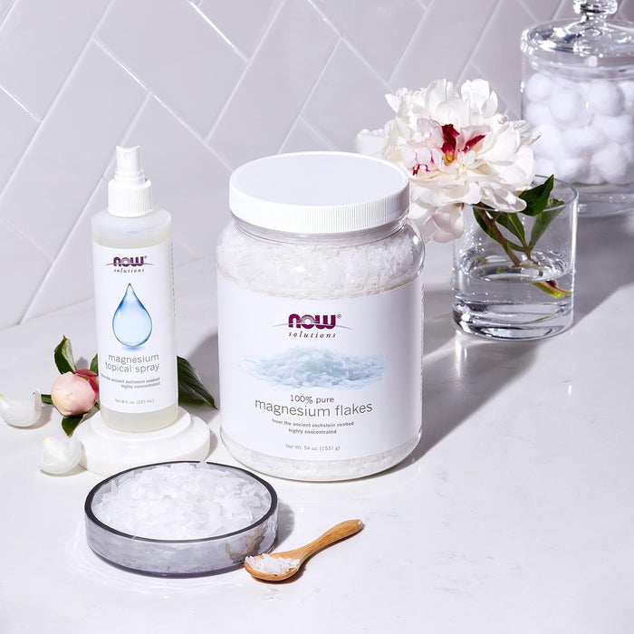 Now Pure Magnesium Chloride Flakes - 1531g