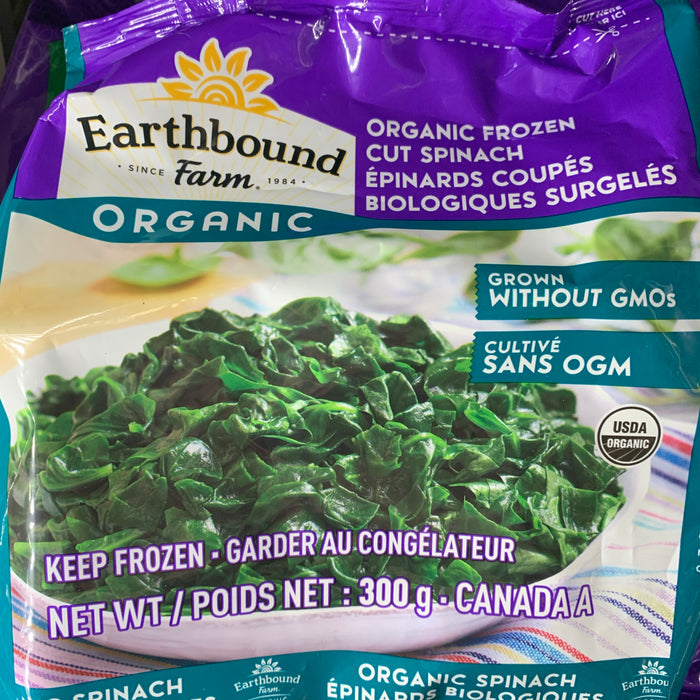 Earthbound Farm Organic Frozen Cut Spinach (Non-GMO) 300g