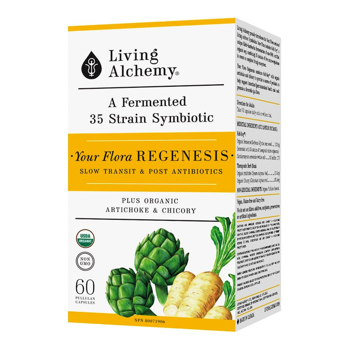 Living Alchemy A Fermented 35 Strain Symbiotic (Regenesis) 60 Capsules