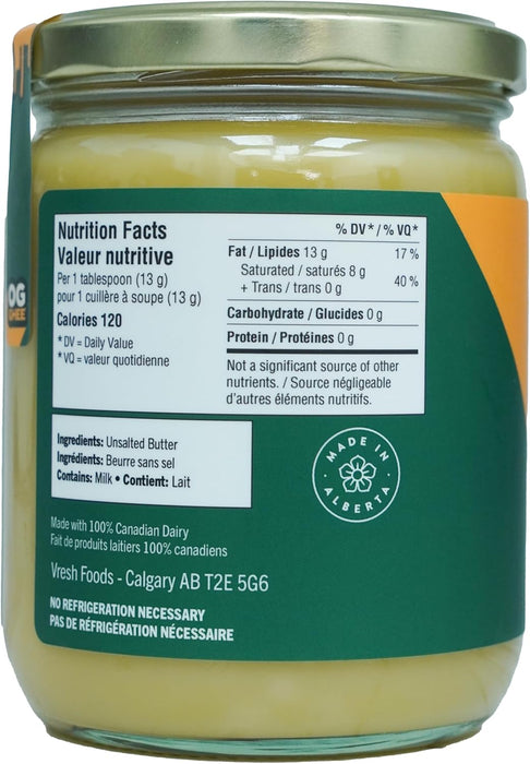 OG Ghee Clarified and Caramelized Butter 210g