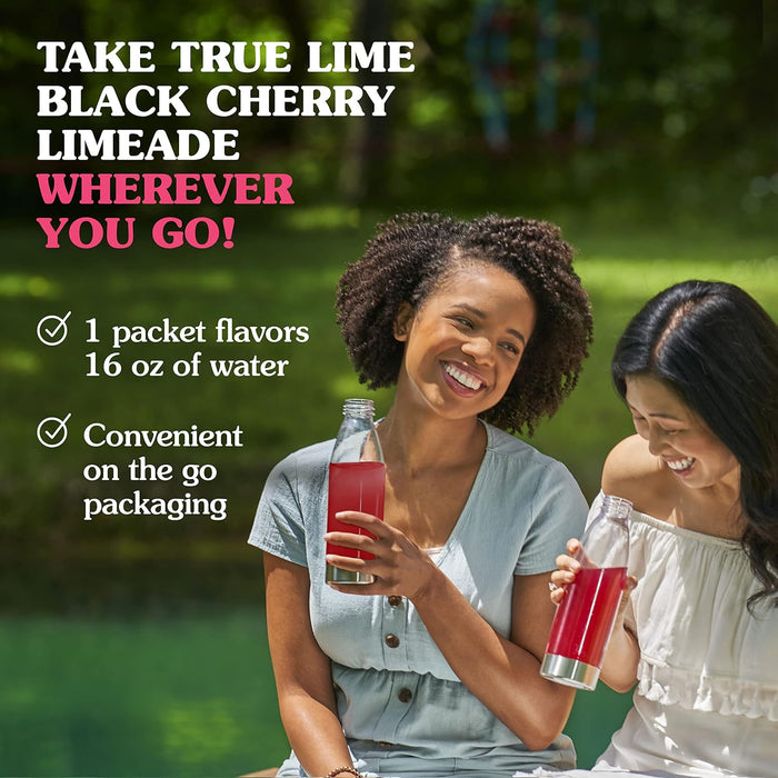 True Lime Limeade Black Cherry 10 pack 30g