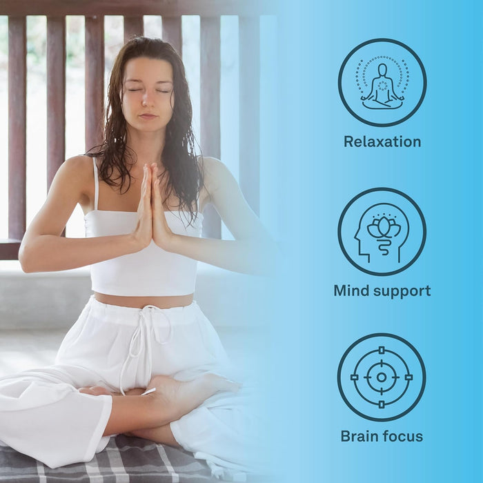 Organika Mind Calm with Magnesium Bisglycinate & L-Theanine 120vegiecaps