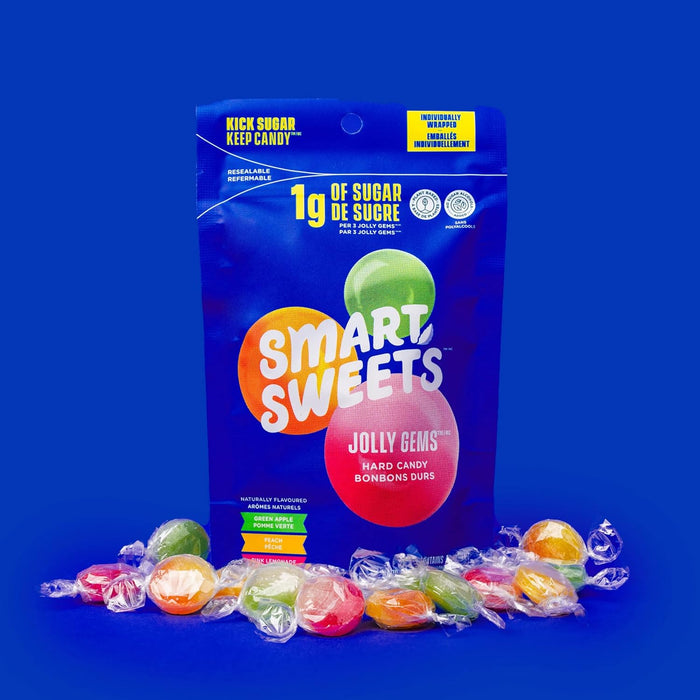SmartSweets Jolly Gems – Low Sugar Chewy Candy (50g)