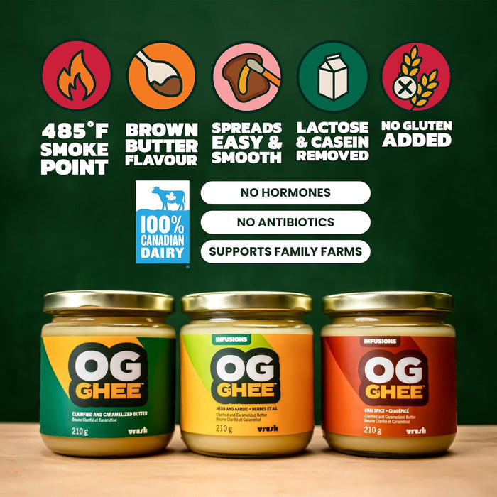 OG Ghee Clarified and Caramelized Butter 210g