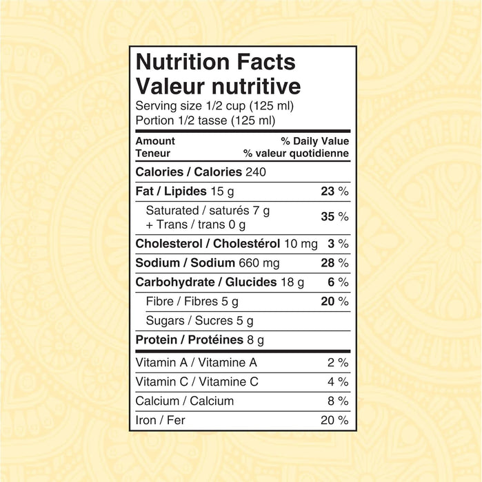 Taj Mahal Flavour of India; Spinach Dal (Spinach and Lentil Curry) 285g