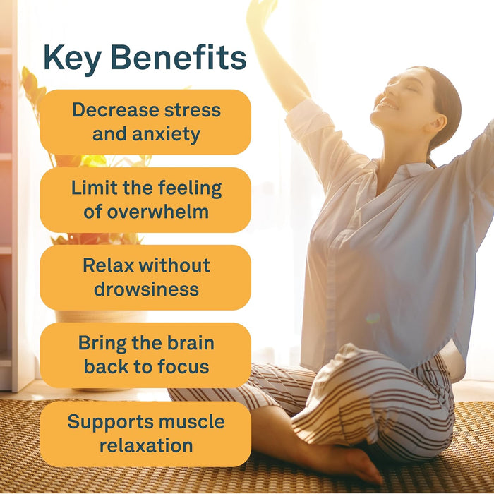 Organika Mind Calm with Magnesium Bisglycinate & L-Theanine 120vegiecaps