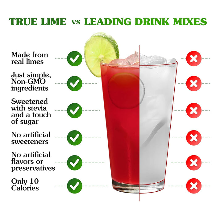 True Lime Limeade Black Cherry 10 pack 30g