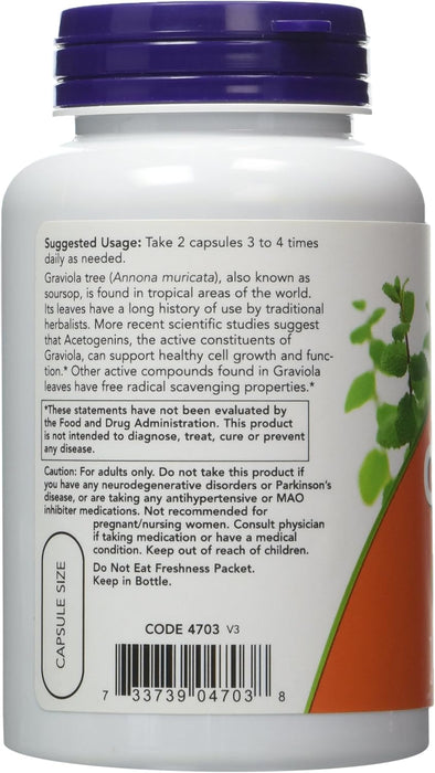 Now Graviola 500mg 100caps