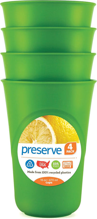 Preserve Everyday Cups - Apple Green  4pack