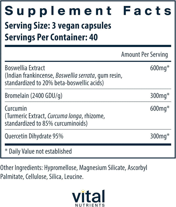 Vital Nutrients BCQ 120vcaps